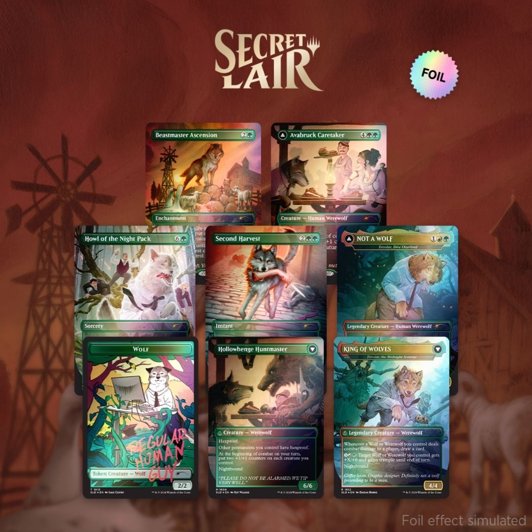 Secret-Lair-Featuring-Not-a-Wolf-Foil-Edition Secret Lair: Not a Wolf Foil Edition - 2