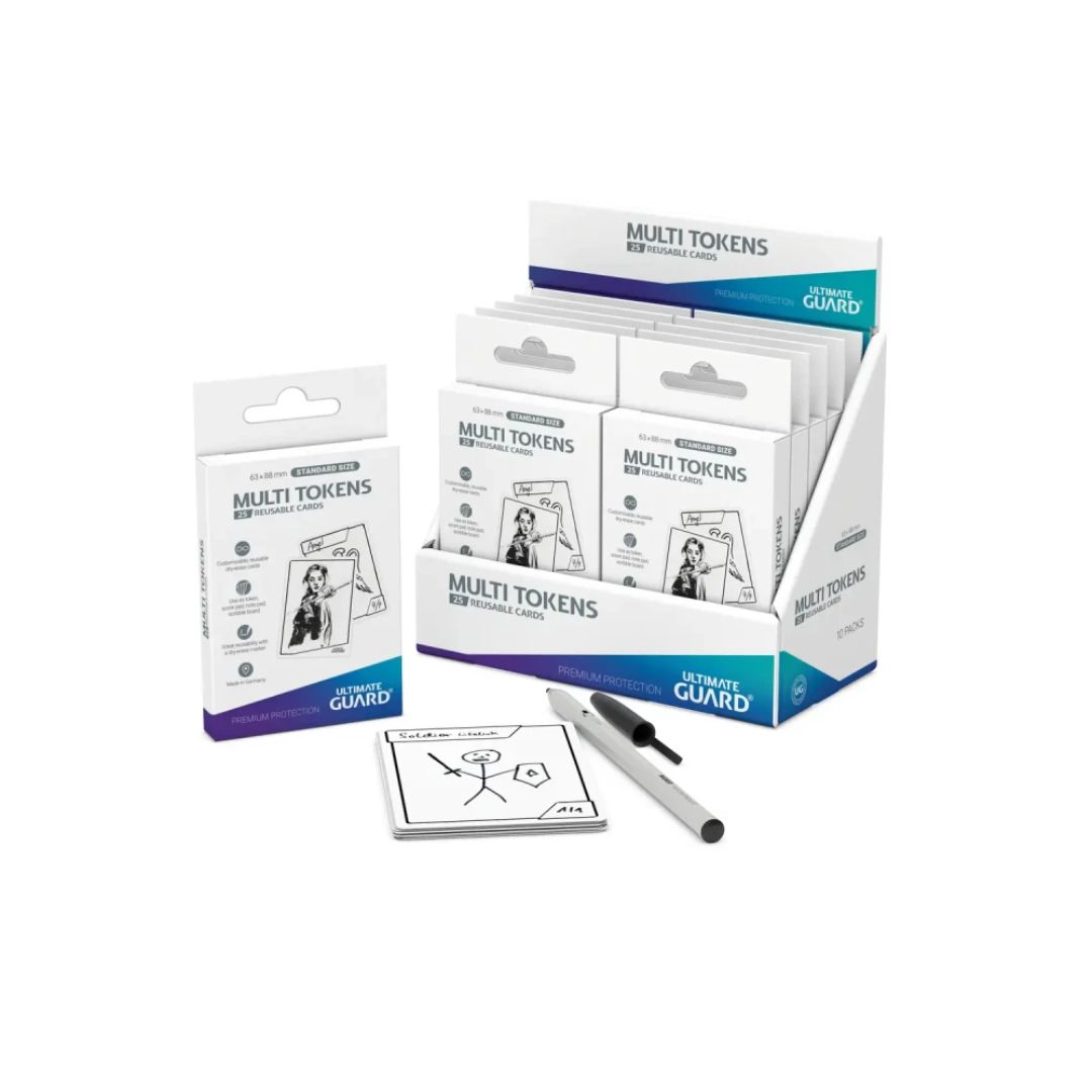 Ultimate Guard Multi Tokens (pack de 25) - Cartinha Brilhante